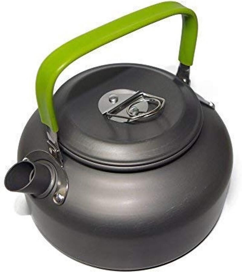 SnelShoppen Draagbare Campingketel Waterkoker 0 8L Ultralicht Geanodiseerd Aluminium Ideaal voor Wandelen Kamperen Picknicken en Buitenactivitei
