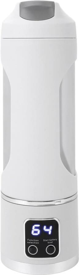 SnelShoppen Draagbare Hand Blender 450Ml USB Oplaadbare Mini Blender voor Shakes Smoothies en Sap RVS Messen Ideaal voor Reizen Sport Camp