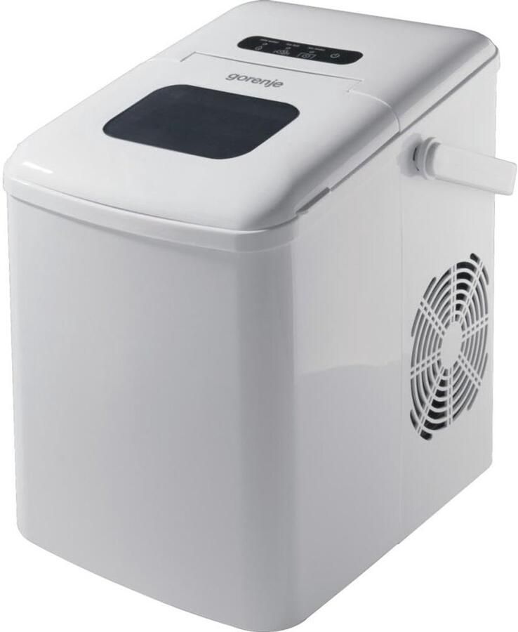 SnelShoppen Draagbare IJsblokjesmachine 12 kg 24u 120 W Wit Ideaal voor Feest Camping Keuken Tuin Verjaardag en BBQ