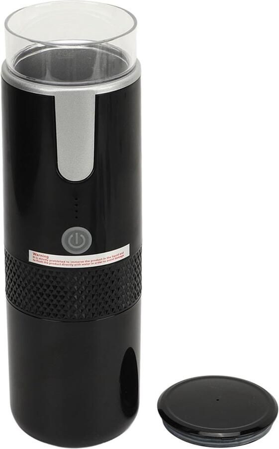 SnelShoppen Draagbare Koffiemaker Handmatige Koffiemachine Draadloos Type C Oplaadbaar Voor Camping Reizen Sport 1200mAh Batterij 2 in 1
