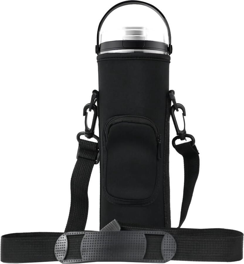 SnelShoppen Draagtas voor Portable Blender met Schouderband Perfecte Pasvorm voor 18oz Blender Zwart Ideaal voor Reizen Sport en Buitenactivi
