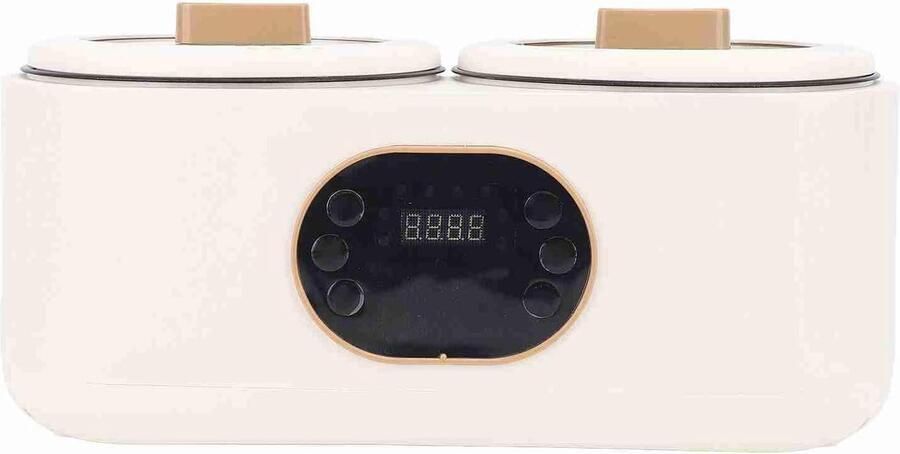 SnelShoppen Dual Slow Cooker 2 Pot Voedselverwarmer Multifunctionele Automatische Rijstkoker Elektrische Hot Pot voor Thuis en Feest Ideaal voor K