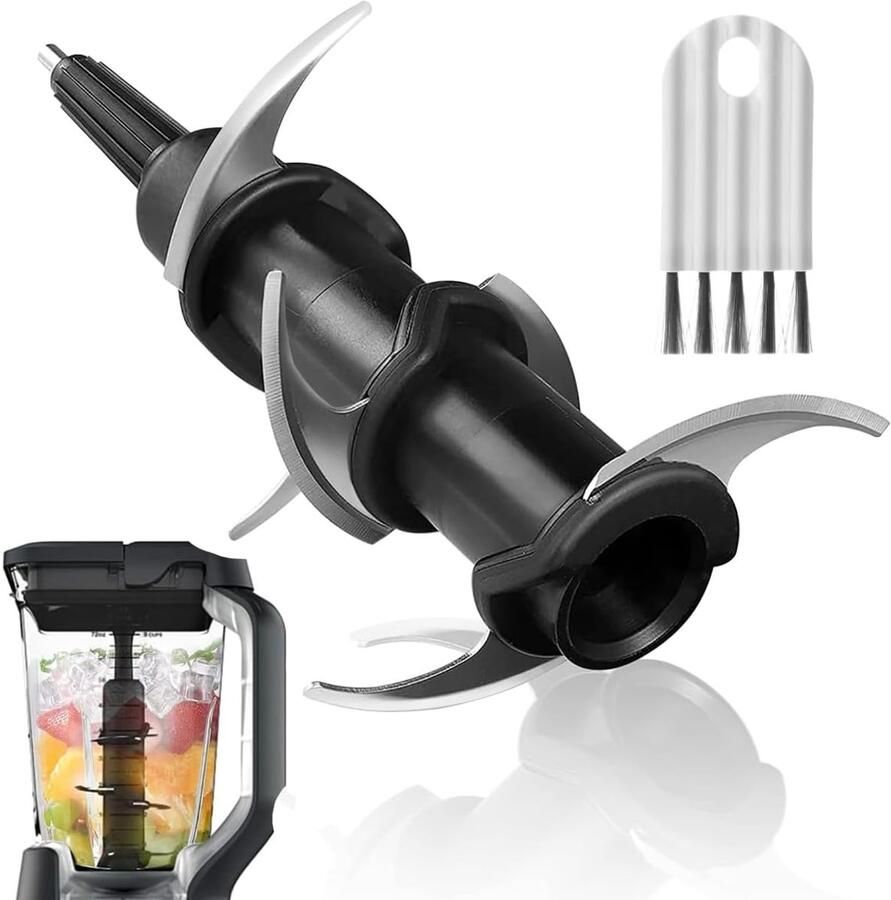 SnelShoppen Ecopandy Ninja Blender met 6 bladen vervangend mes van voedingskwaliteit roestvrij staal BPA-vrij 78 oz kan 1100 1200 1500W compat