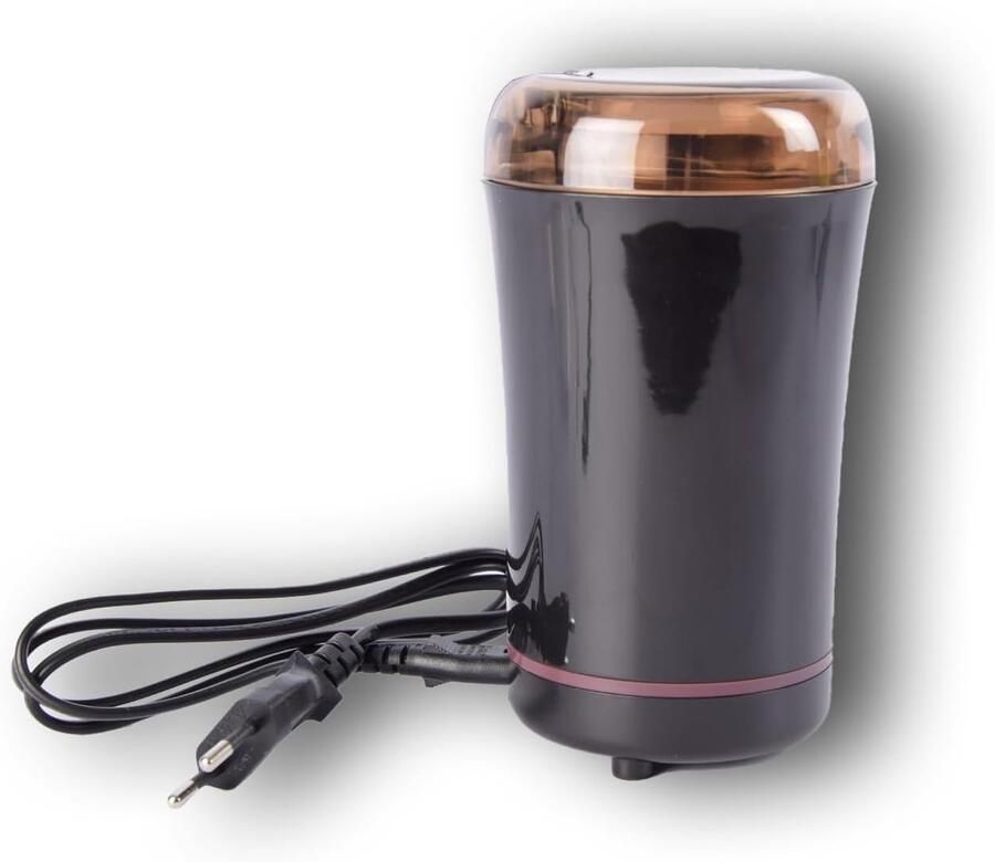 SnelShoppen Elektrische Koffiemolen Model M150A Koffiemolen voor Bonen Noten en Specerijen 150W Motor Compact Design 17cm Hoog 8cm Breed Z