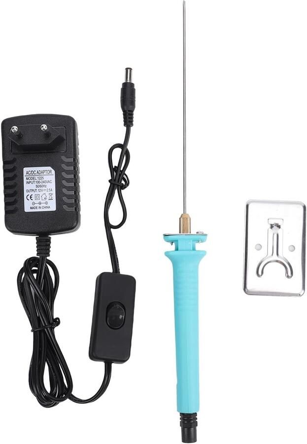 SnelShoppen Elektrische Schuim Cutter Professionele Styrofoam Snijder met 30 W Verwarmd Draad 15 cm Draad Lengte Ideaal voor Knutselen en Modelbo