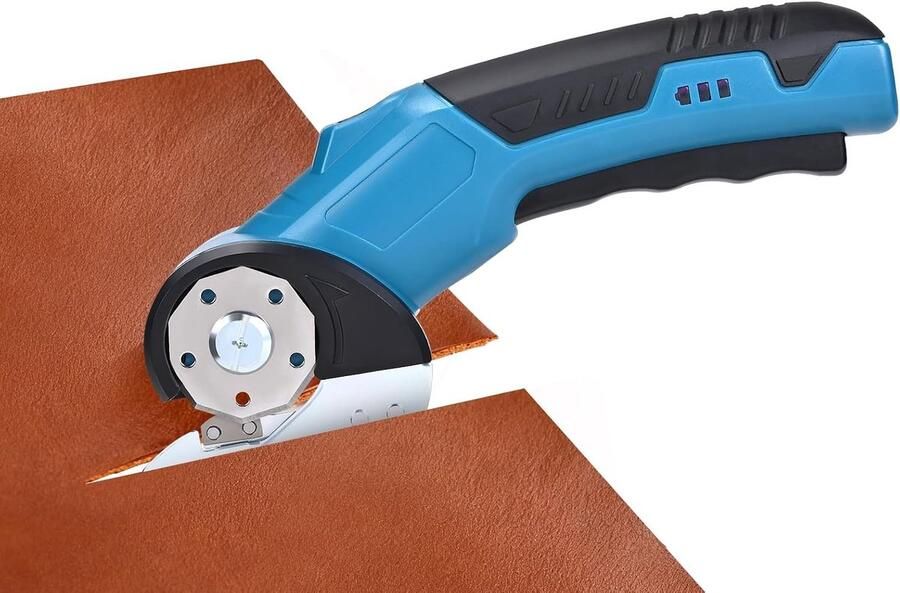 SnelShoppen Elektrische Snijmachine Draadloze Rotatiesnijder 280 RPM Snijdikte 8 mm Voor Karton Stof Leer Vilt Tapijt Precisie Snijders voor