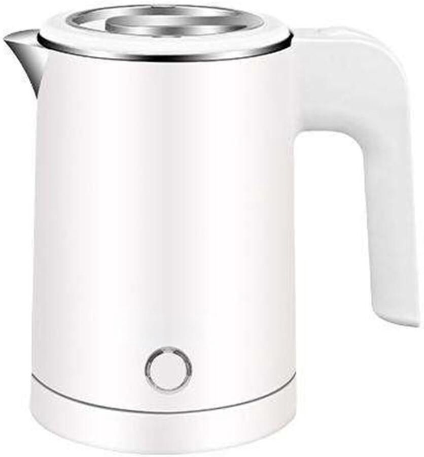 SnelShoppen Elektrische Waterkoker 0 5 Liter 600 W Automatische Uitschakeling BPA-vrij Snel Koken Wit Ideaal voor Keuken en Camping