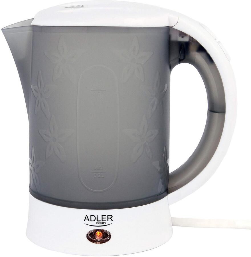SnelShoppen Elektrische Waterkoker 1 7L Kunststof Wit Snelle Kooktijd Ideaal voor Keuken Camping en Feestjes