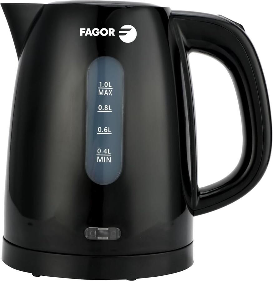 SnelShoppen Elektrische Waterkoker 1 Liter 2200 W Compact Ontwerp Automatische Uitschakeling Verwijderbaar Filter Ideaal voor Thee en Koffie