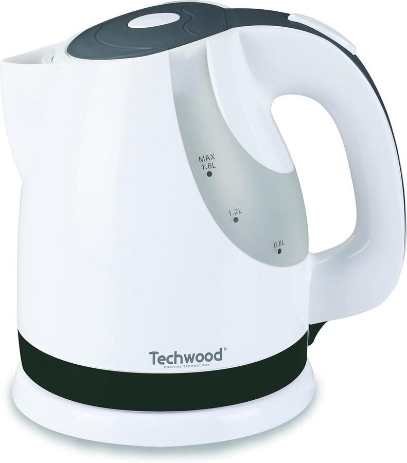 SnelShoppen Elektrische Waterkoker 1.6 L Wit Koken Automatische Uitschakeling Waterniveau Indicator Verwijderbaar Filter Veilig Gebruik voor Ke