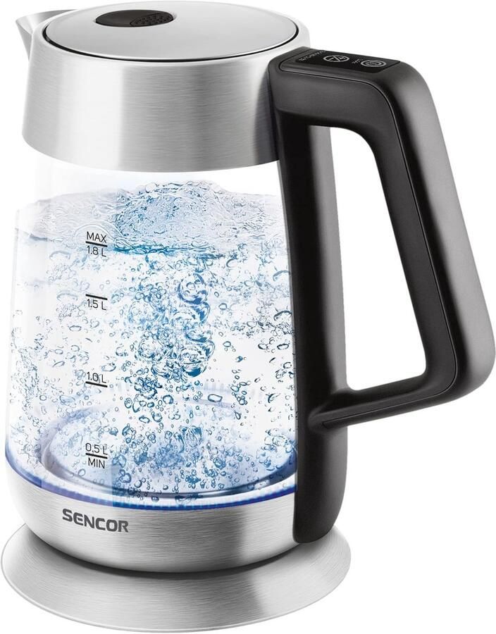 SnelShoppen Elektrische Waterkoker 1.8L Snelle Kooktijd 2200W Variabele Temperatuur 60-100°C Veiligheidsfunctie Ideaal voor Keuken Feest en