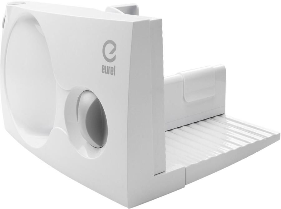 SnelShoppen EUREL RS42 Elektrische Allessnijder Wit Professionele Keukenmachine voor Vlees Brood Groenten Kaas 19 cm Snijblad Ideaal voor F
