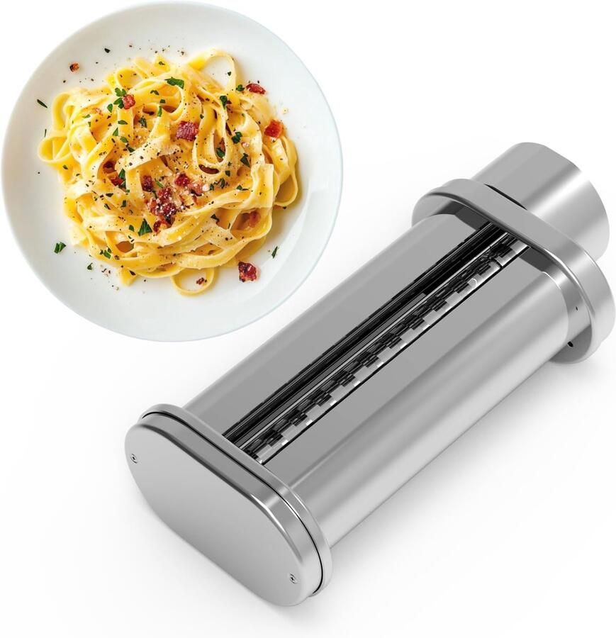 SnelShoppen Fettuccinesnijder RVS Pasta Maker voor Fentic SM-1504P en SM-1504BM Elektrische Fettuccine Maker Perfecte Slierten voor Thuis Keuk