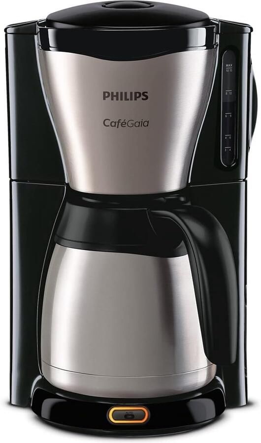 SnelShoppen Filter Koffiezetapparaat met RVS Thermoskan – Houdt Koffie >2 Uur Warm Aromavergrendeling Druppelstop 1 3 L Automatische Uitschakeli