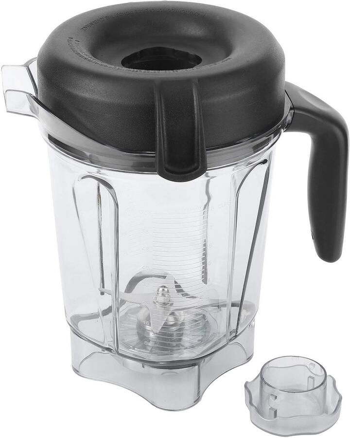 SnelShoppen Food Chopper Voedselverwerker Transparante Blender Kom met Vervangende Mesdeksel Geschikt voor 64oz Container Ideaal voor Keuken Ba