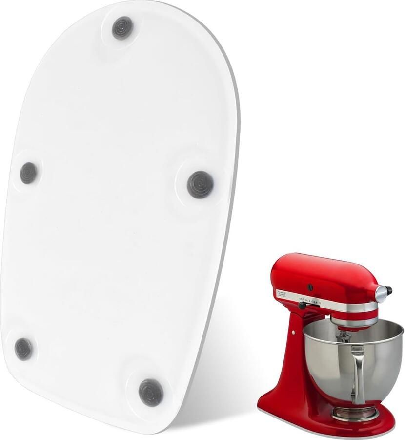 SnelShoppen Glijmat voor KitchenAid 4.5-5 Qt Blender en Keukenmixer Antislip Keukenmachine Accessoire Beschermende Mat Keukenhulp Reserveonderde