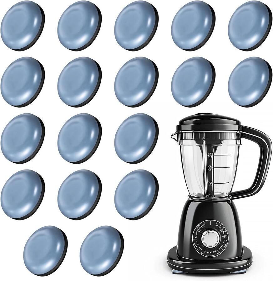 SnelShoppen Glijplank voor Keukenapparaten Onzichtbare Glijders Zelfklevend PTFE Geschikt voor Koffiezetapparaat Mixer Keukenmachine Heteluch