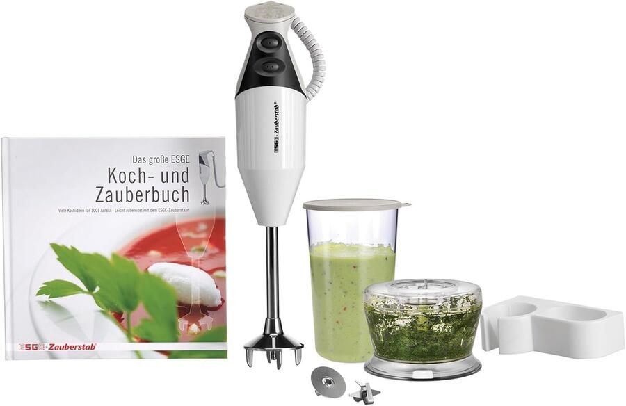 SnelShoppen Hand Blender 160G Gourmet met Accessoires tot 15000 Toeren Min Wit Keuken Smoothies Soepen Makkelijk Gebruik - Foto 1
