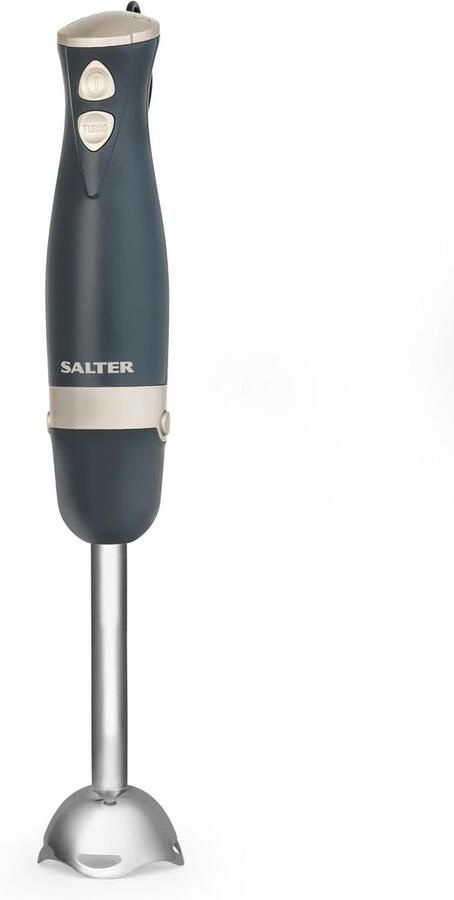 SnelShoppen Hand Blender 600W Staafmixer met RVS Staaf en Mes 2 Snelheden Afneembaar en Compact Mixen van Soepen Smoothies Sausen Babyvoe