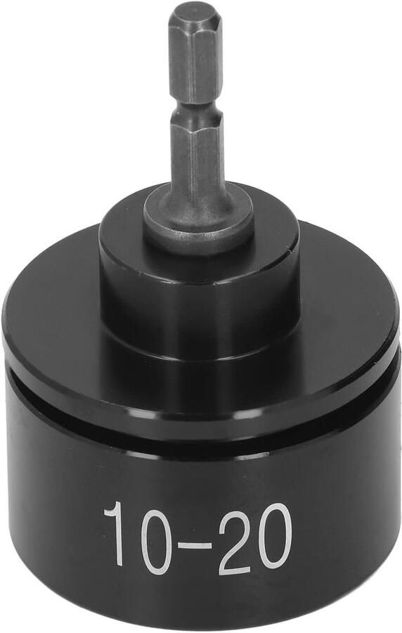 SnelShoppen Handheld Elektrische Flesdoppen Machine Doppen Machine Bit voor Cappen Diameter 10-20mm Zwart Voor Keuken Feest en Camping