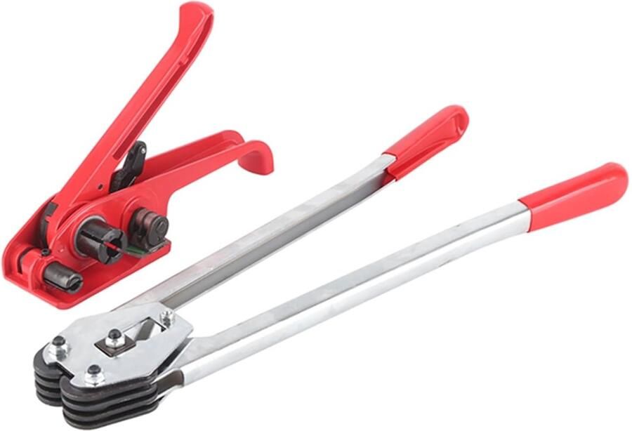 SnelShoppen Handmatige Plastic Bandspanner Sealer Rotatieve Aandraaifunctie Snijgroef Compact Ontwerp voor PET PP Tape