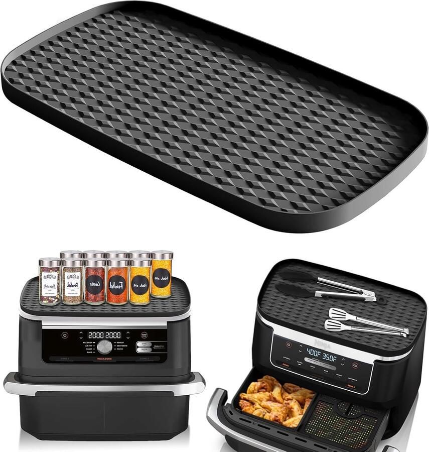 SnelShoppen Heißluftfriteuse Accessoires voor 10 4L Airfryer Herbruikbare Siliconen Mat voor Ninja Foodi Flexdrawer Perfect voor Keuken en Feest