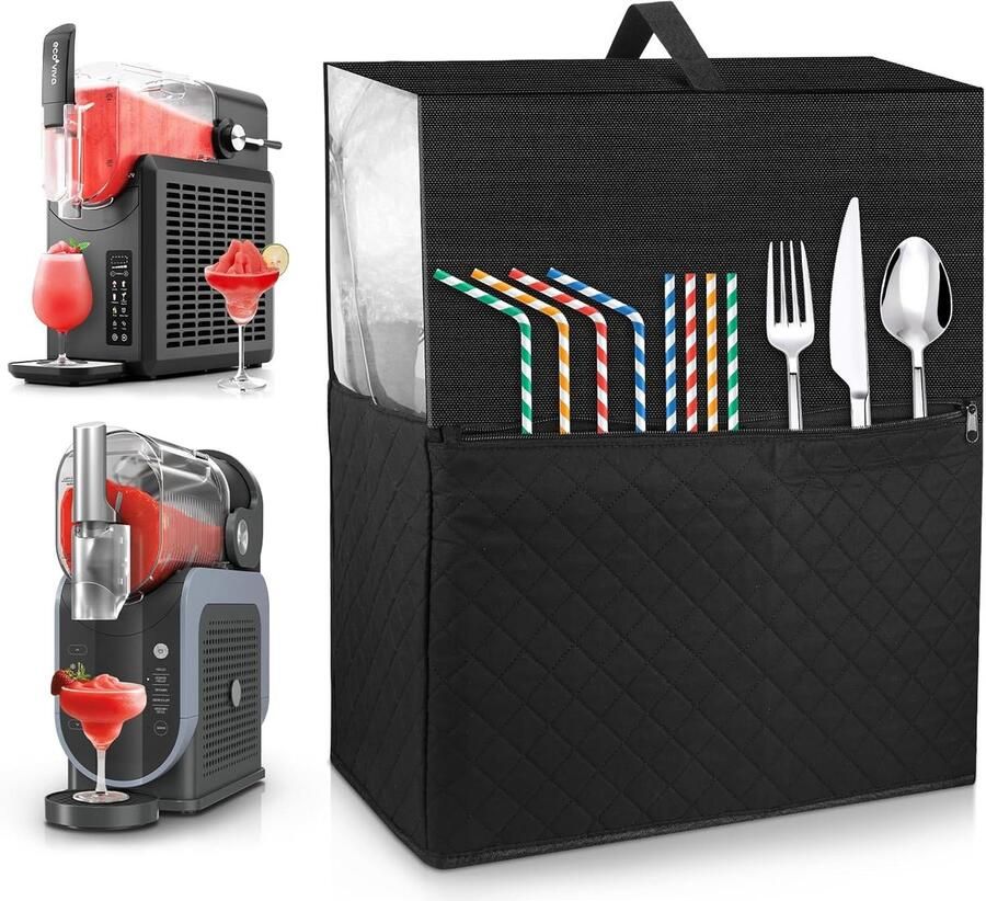 SnelShoppen Hejo Bescherming voor Ninja SLUSHi FS301EU IJs Maker Translucente Stofhoes Waterdicht Stofdicht Krasbestendig 47 cm x 20 cm x 42