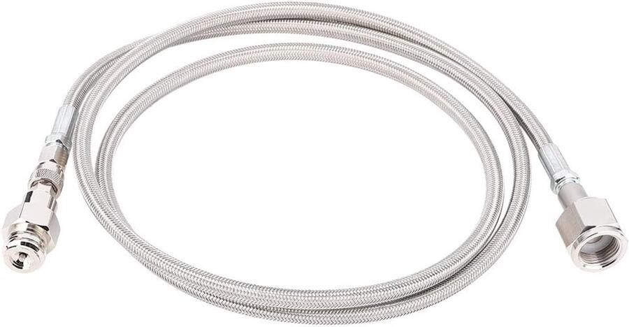 SnelShoppen Hoge drukslang CO2 soda externe adapter kit 1.8m verlengkabel voor grote Europese tanks Perfect voor commerciële gebruik