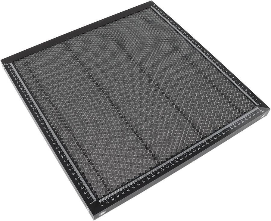 SnelShoppen Honeycomb Werktafel Aluminium Laser Bed met Warmteafvoer 38 x 40cm Desktop Beschermplaat voor CO2 CNC Snijmachine