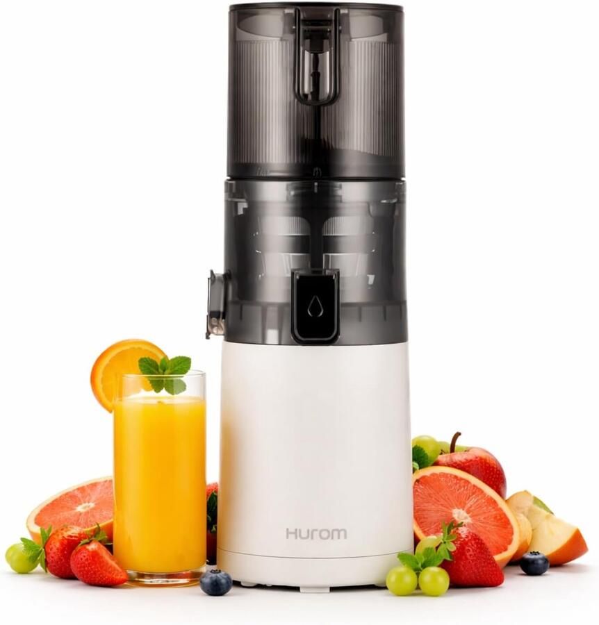 SnelShoppen Hurom E30ST Slow Juicer Elektrische Koude Pers Entsafter voor Groenten & Fruit 800ml Capaciteit Automatische Entsaftafunctie BPA