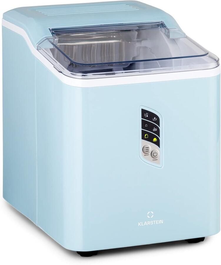 SnelShoppen IJsblokjesmachine Kleine Snelle IJsblokjesmaker met 12 kg 24 uur Capaciteit Zelfreinigend 1 5 Liter Inhoud Perfect voor Feest Campi