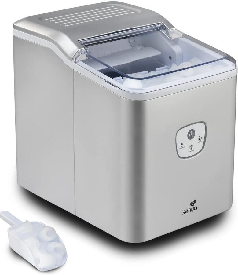 IJsblokjesmachine IJsmaker Dranken Koelen Automatische ie 12 kg per dag Zilverkleurig