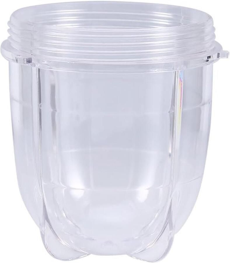 SnelShoppen Juicer voor juicer kunststof hoge of korte kop transparant vervangende onderdelen accessoires bekers en glazen voor smoothies fru