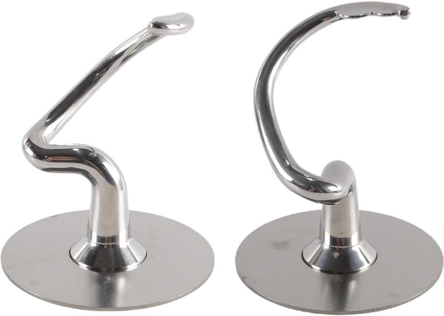 SnelShoppen K45DH Deeghaak Accessoire voor 4.5-5 Litre Stand Mixer RVS Spiraldeeghaak Duurzaam en Roestvrij Keukenaccessoire voor Bakken