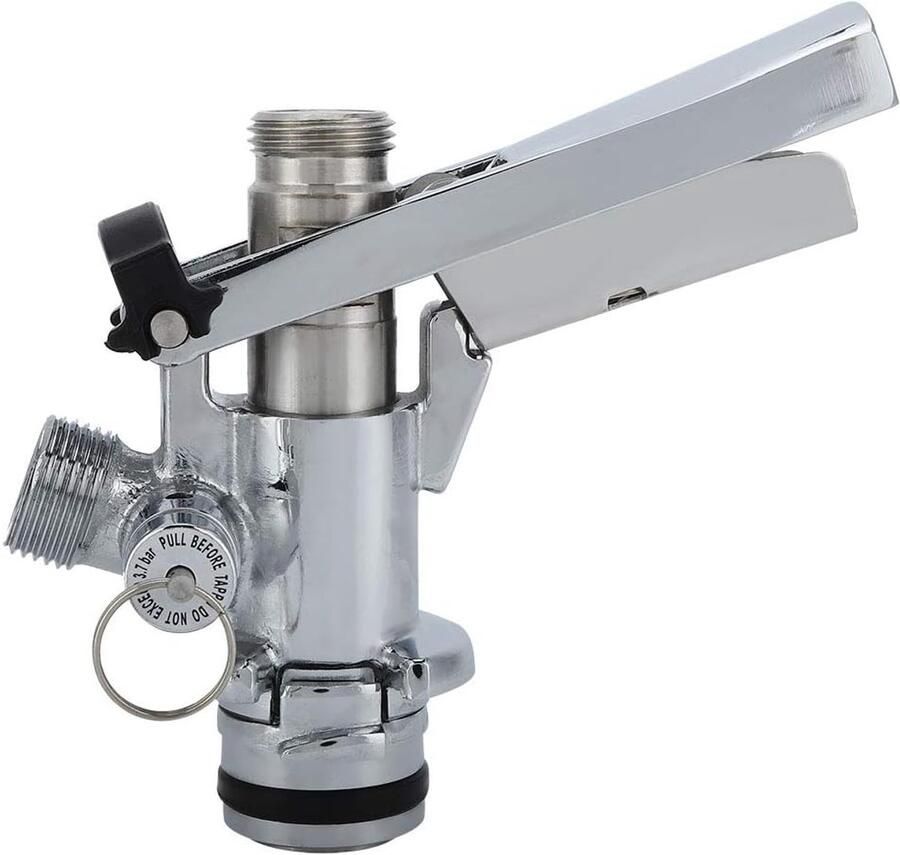 SnelShoppen U Type Bierfustkoppeling RVS 304 voor Stout en Wijn Hoogwaardige Keg Coupler voor Party Camping en Thuisgebruik Robuust en Duurzaam