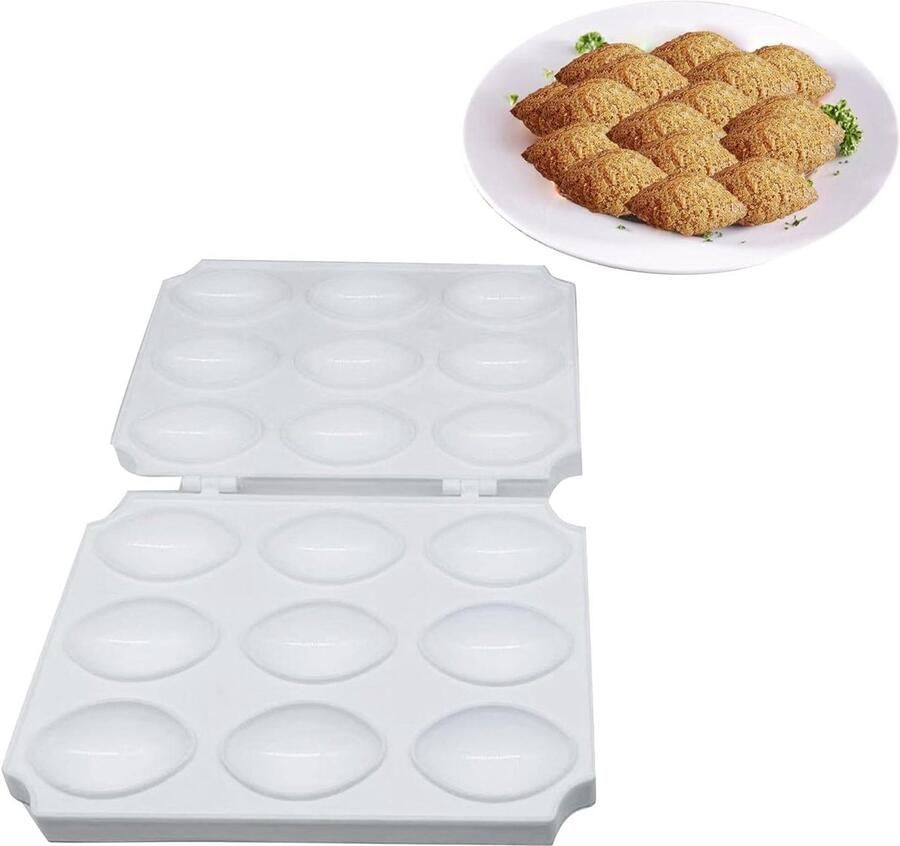 SnelShoppen Keuken Kookgerei Accessoires Vleesbrood Maker Meatball Maker Visballetjes Maker Roosteren 9 Stuks Hoogwaardige Materialen Vaatwass