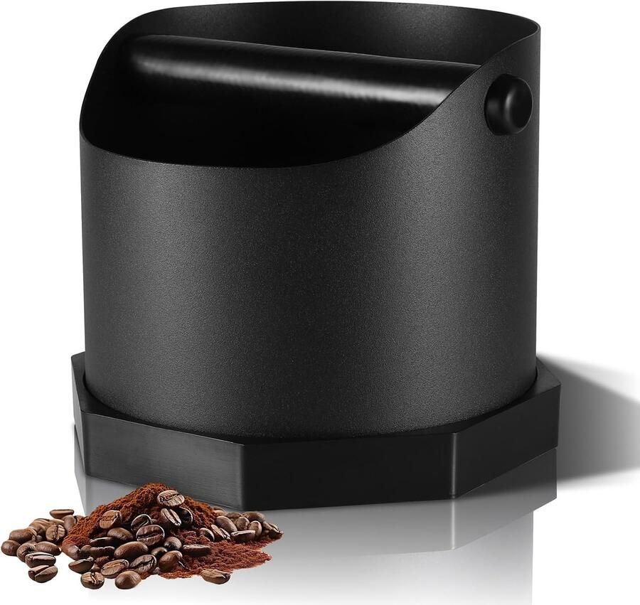 SnelShoppen Knock Box Café 0.75L Knock Bin met Verwijderbare Klopper Antislip Voet Koffiedik Bakje Knalbak voor Barista Koffiemachine Keuken Bar