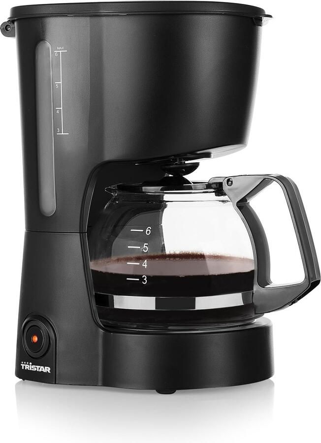 SnelShoppen Koffiemachine 6 Kopjes Capaciteit 600W Warmhoudfunctie Automatische Uitschakeling Compact en Draagbaar Druppelvrij Systeem Perfect