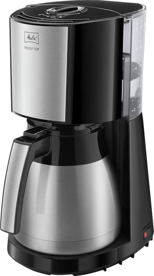 SnelShoppen Koffiezetapparaat Met Thermoskan Roestvrij Staal AromaSelector Warmhoudkan Zwart Voor Thuis Keuken Kantoor Genieten Van Koffie