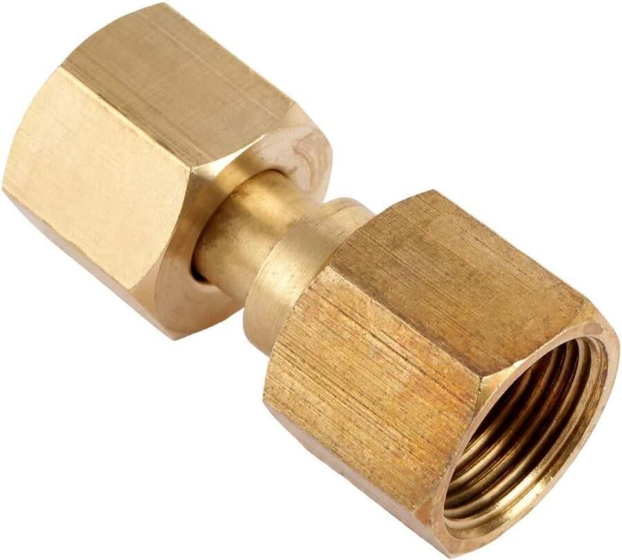 SnelShoppen Koper Cilinder Adapters CGA-320 naar CGA-580 Adapter voor CO2 Tank naar Argon Regulator Hoge Kwaliteit Veilige Sluiting Duurzaam Mes
