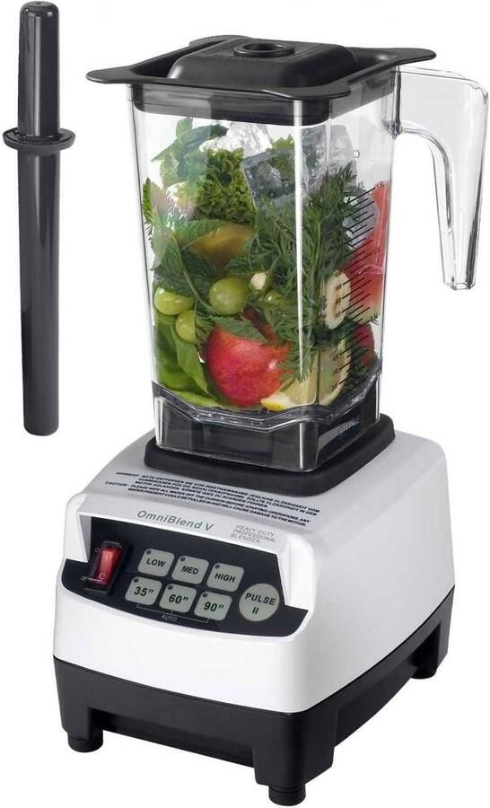 SnelShoppen Krachtige Smoothie Maker 1.5L Wit 3 PK Motor RVS 6 Mesjes BPA-vrije Tritan Fles Ideaal voor Groene Smoothies IJs Crushen Mix