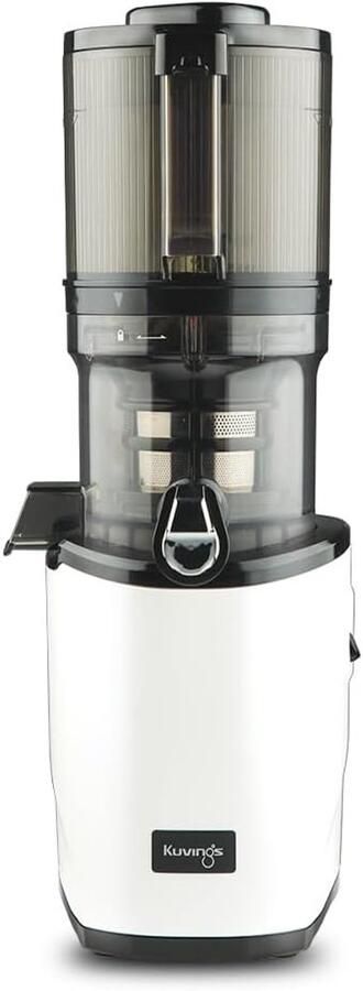 SnelShoppen Kuvings AUTO8 Slow Juicer 2L Capaciteit 200W Motor Makkelijk te Reinigen Voor Fruit en Groenten Wit Ideaal voor Keuken en Gezonde