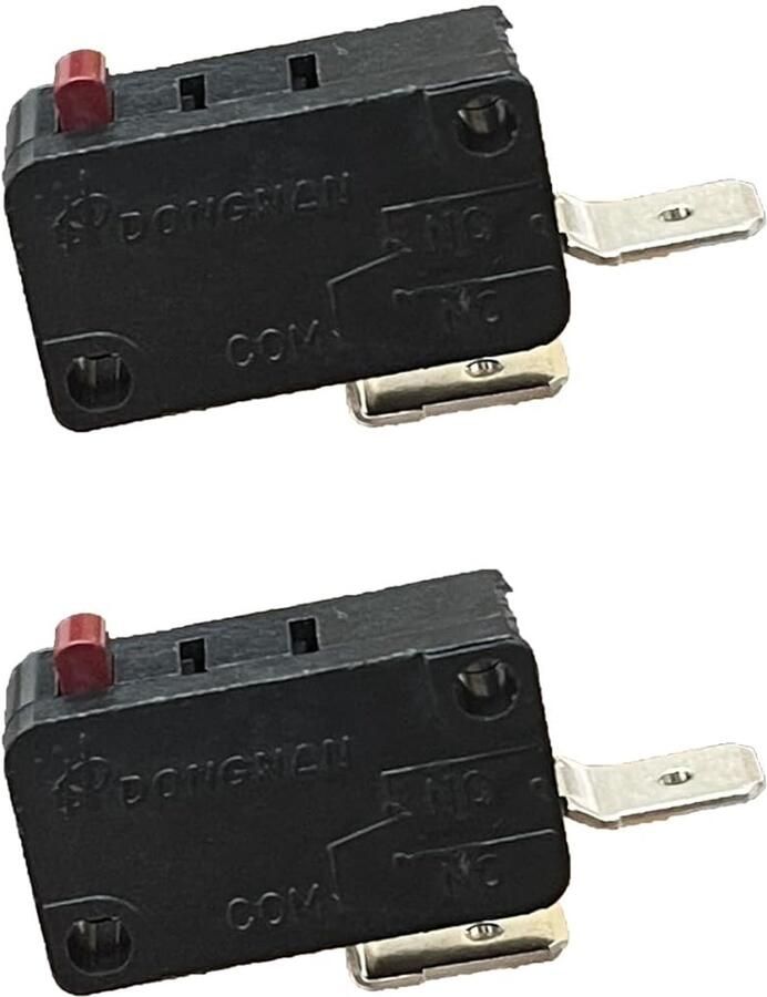 SnelShoppen KW3A Magnetron Deurschakelaar 16A 125 250V Powerless Open Vervangonderdeel voor Magnetron 2 Stuks