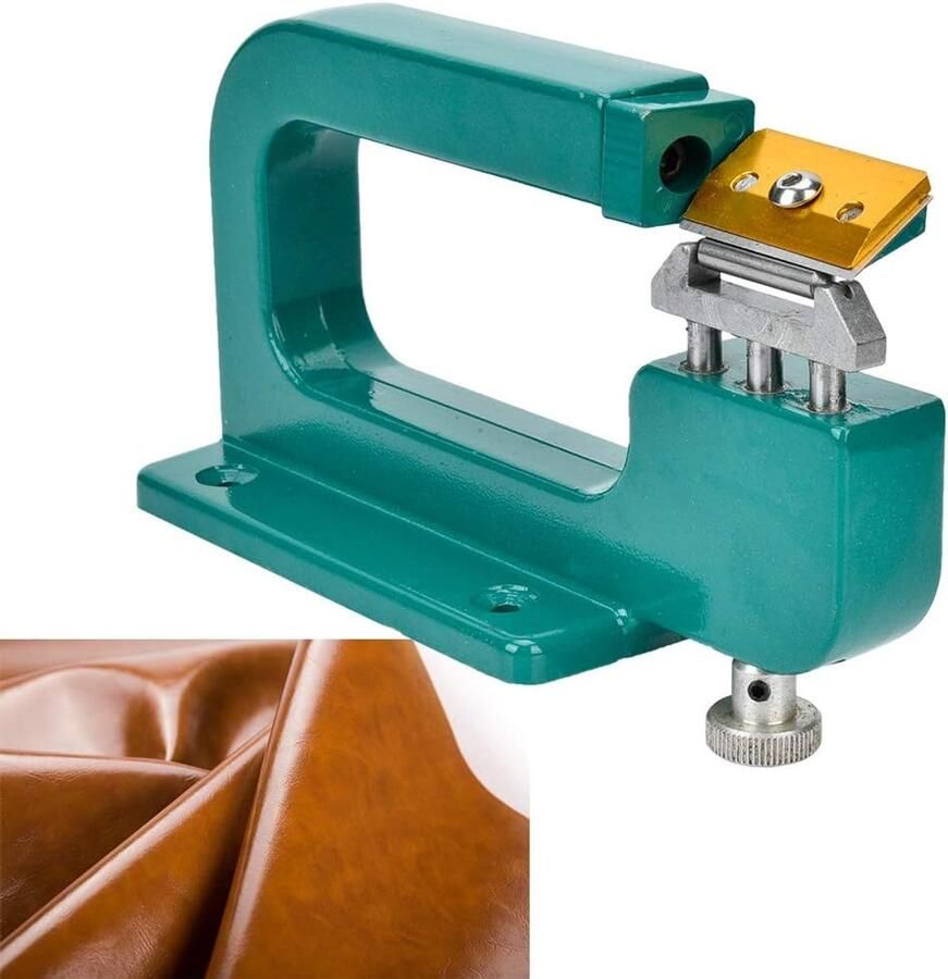 SnelShoppen Leerafschilmachine voor Leerbewerking Professionele Peeling Tool met 4 Rollen Hoogwaardige Leer Snij- en Reparatietool