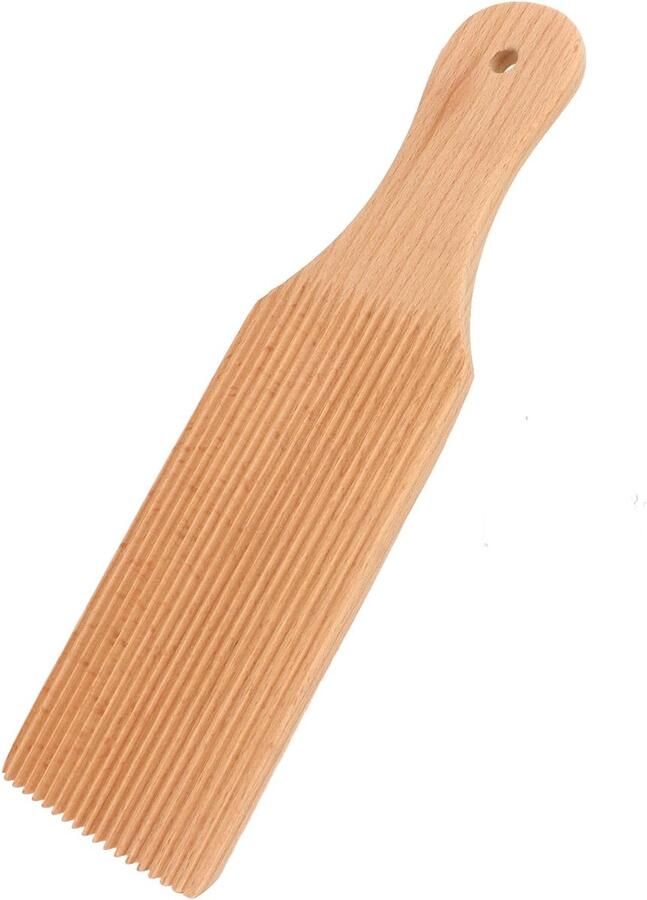 SnelShoppen Lichtgewicht en Praktische Gnocchi Bord Beuken Hout Gnocchi Maker voor Perfecte Vorm Keuken Gereedschap voor Pastaliefhebbers