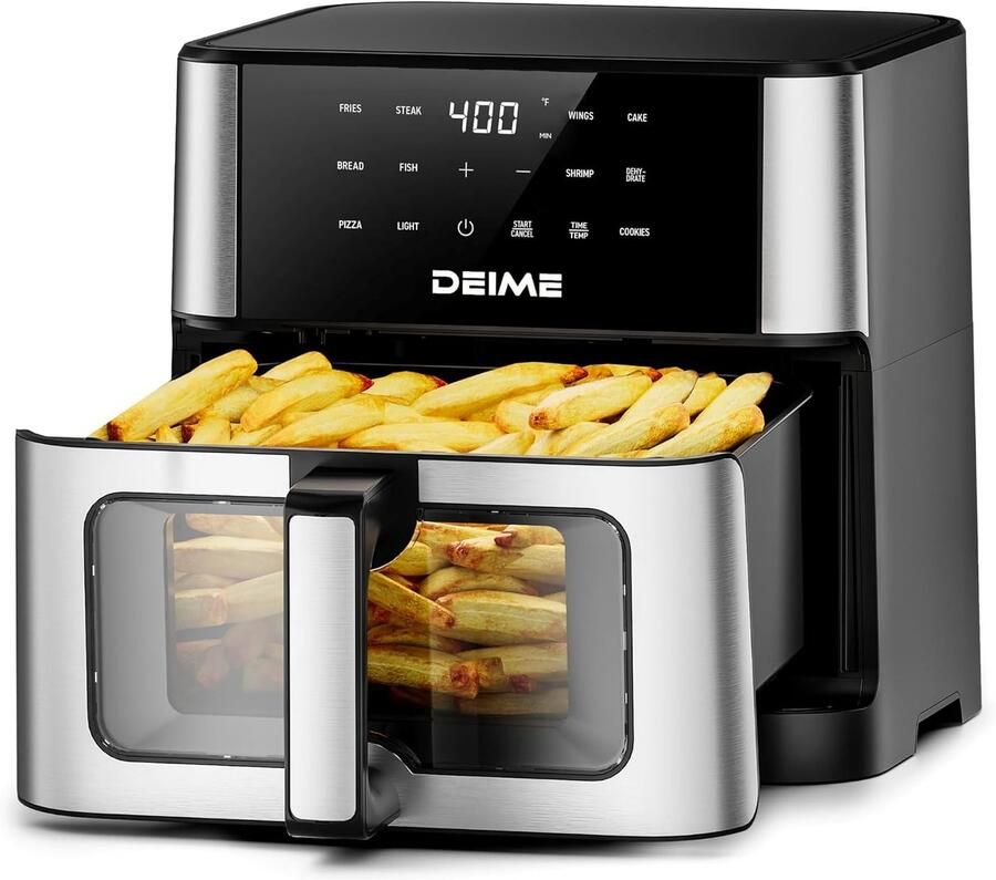SnelShoppen Luchtfriteuse 5 Gallon Grote Gezinsluchtfriteuse met 5 Kookfuncties Temperatuurregeling tot 204 4 °C Antiaanbaklaag Ideaal voor Keuk