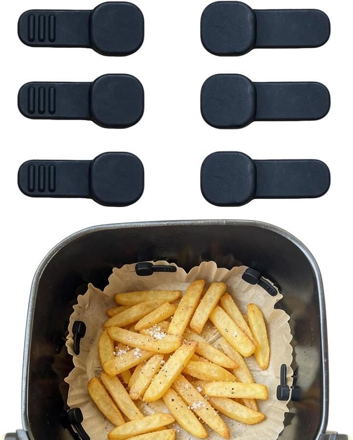 SnelShoppen Magneten voor Airfryer Bakpapier Magnetische Siliconen Hittebestendige Bakpapierhouder BPA-vrij Voedselveilig Herbruikbare Accessoir