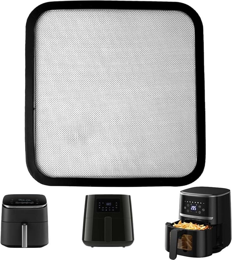 SnelShoppen Magnetische Spatbescherming voor Heteluchtfriteuse en Airfryer Hittebestendig Accessoire voor Philips en Cosori Effectieve Bescherming