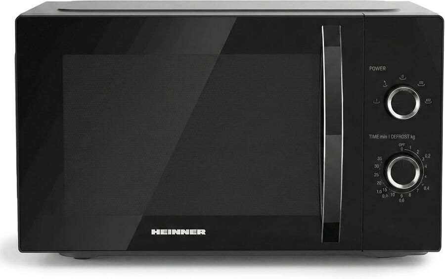 SnelShoppen Magnetron 25 L met 800 W Vermogen Mechanische Bediening 5 Vermogenstanden 35 Minuten Timer Ontdooifunctie Draaischijf Compact Zwar