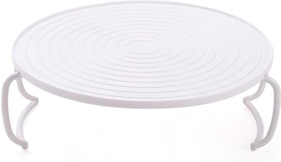 SnelShoppen Magnetron Plate Stacker Grill Rack Vouwbare Handgrepen Plastic Bakplaat voor Magnetron en Oven Ideaal voor Bacon en Diepvries Snac